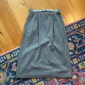 Vintage wool skirt